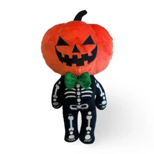 12-inch Halloween Plush - Pumpkin Head Skeleton