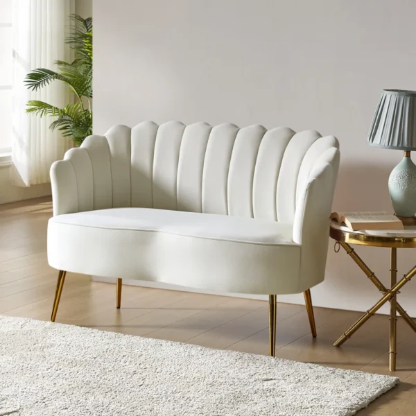 50.2'' Velvet Loveseat - Image 2