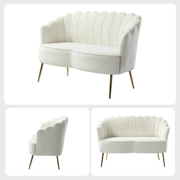 50.2'' Velvet Loveseat - Image 4