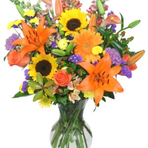 Harvest Rhapsody Fresh Flower Vase