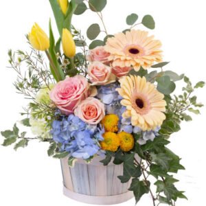 Spring Morning Basket Arrangement