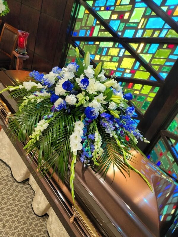 Blue Grace Casket Spray - Image 3