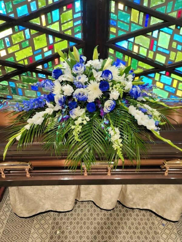 Blue Grace Casket Spray - Image 4
