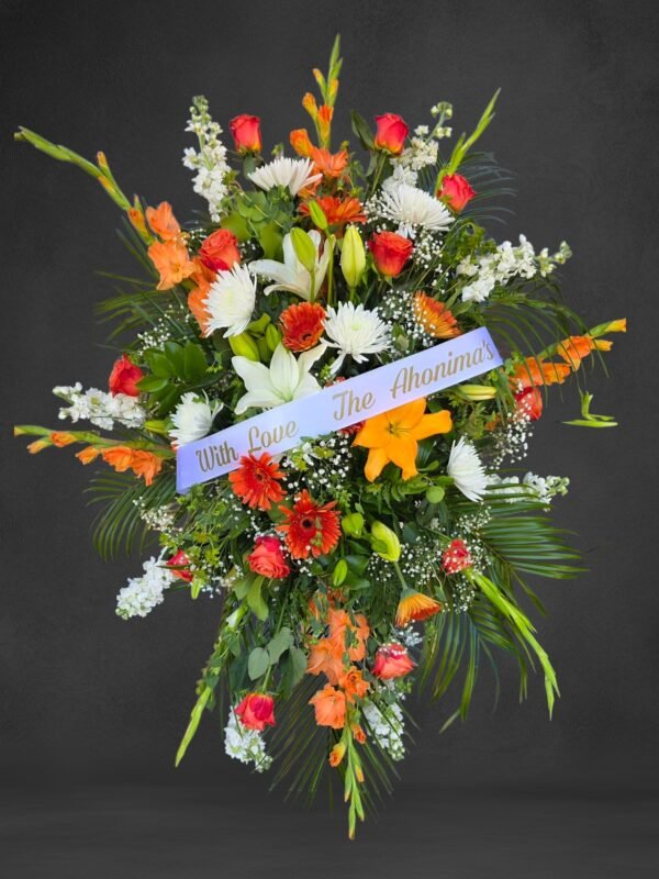 Sunset Tribute Standing Spray
